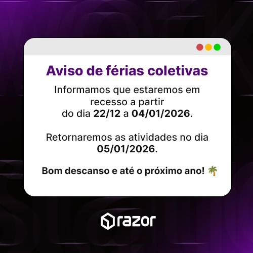 Aviso de férias coletivas