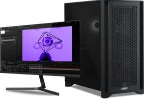 computador com after-effects