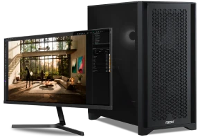 computador com v-ray
